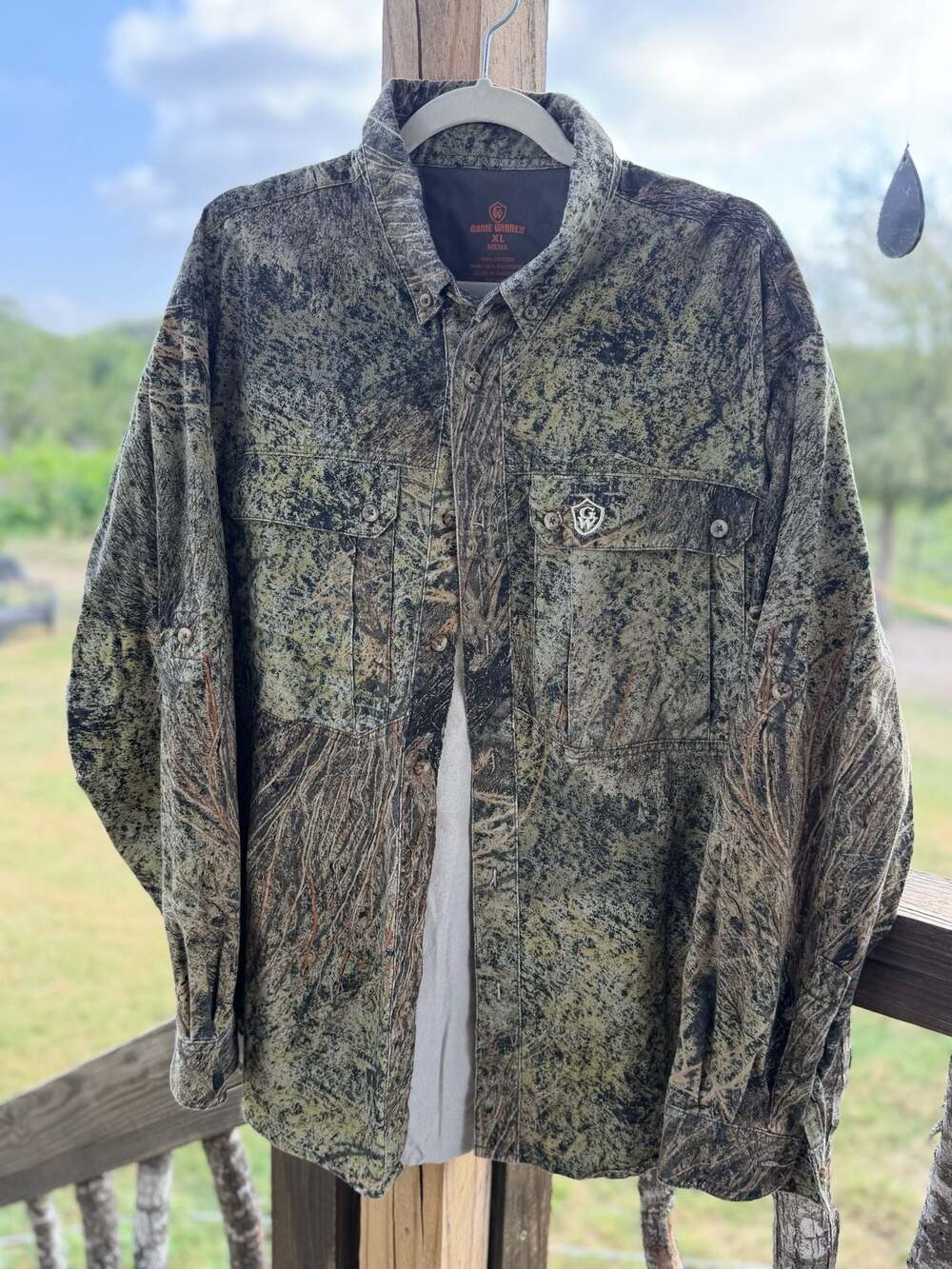 Game Winner Men's Camouflage Long Sleeve Button-Down Hunting Shirt